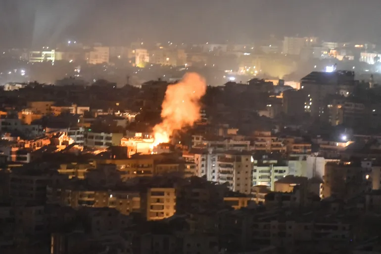 Ataque de Israel em Beirute, capital do Líbano