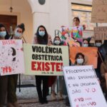 Manifestação contra a violência obstétrica